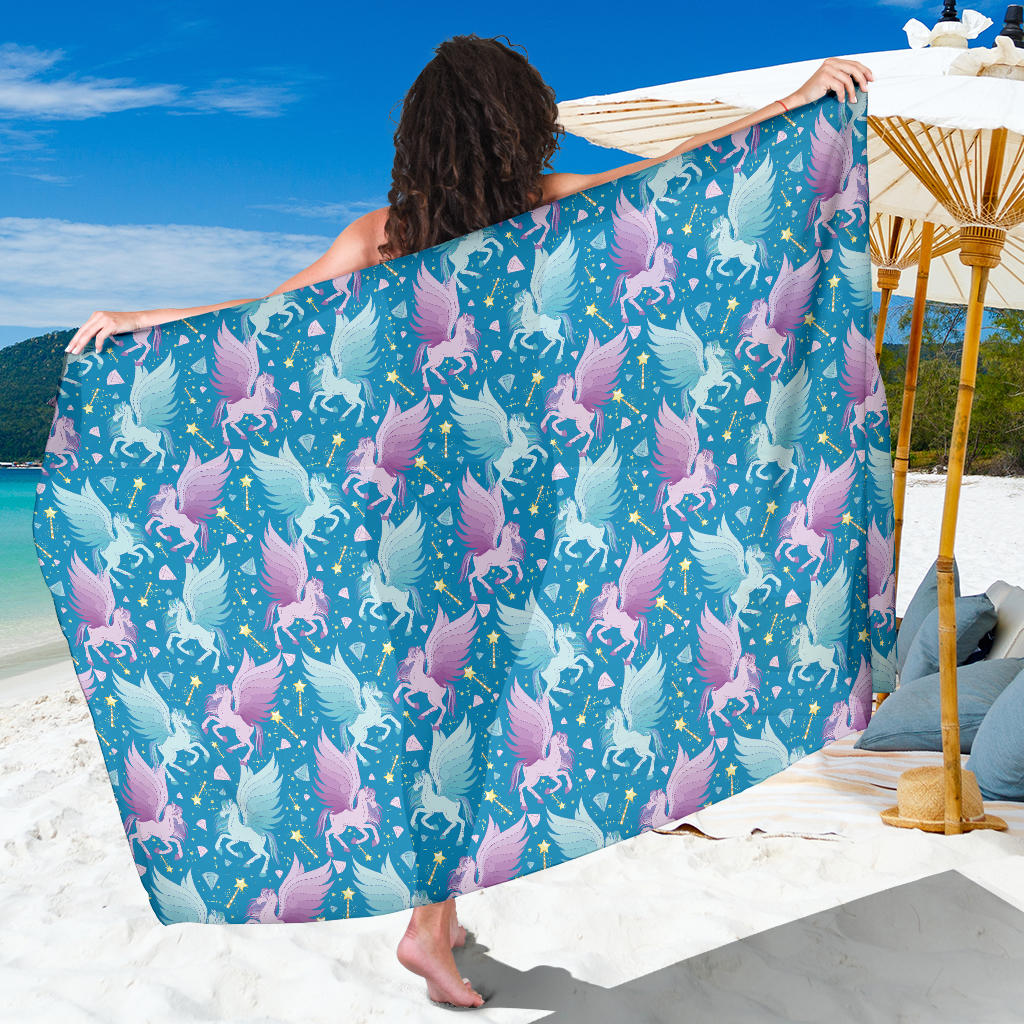 Pegasus Pattern Print Design 04 Sarong Pareo Wrap