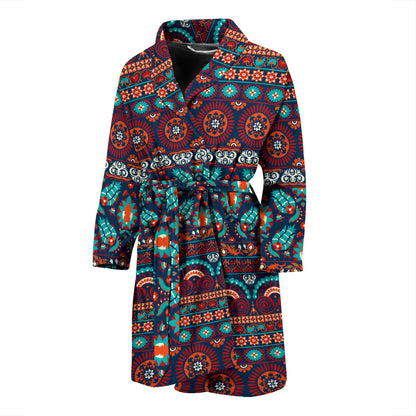 Suzani Print Design LKS302 Men Bathrobe