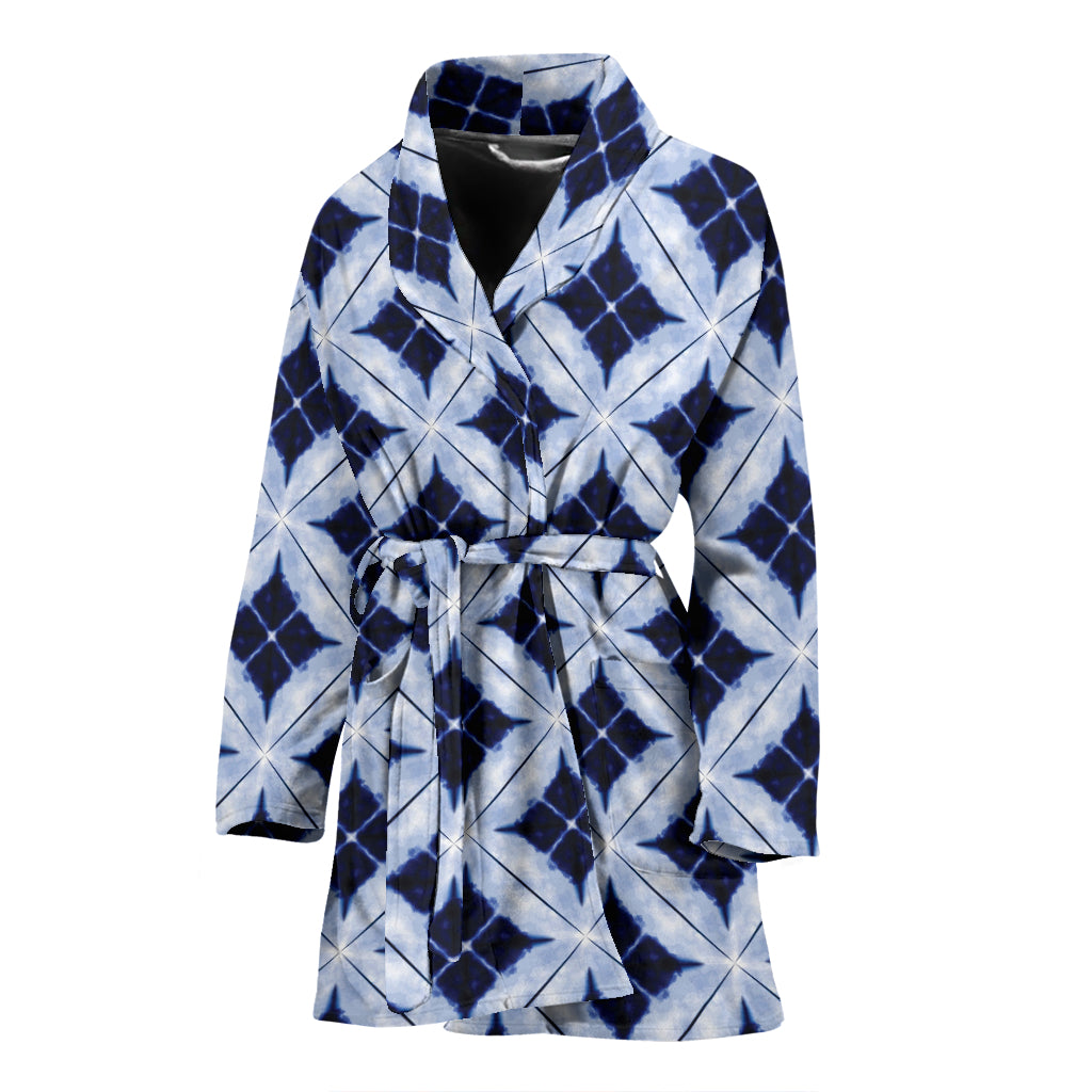 Tie Dye Print Design LKS308 Women Bathrobe