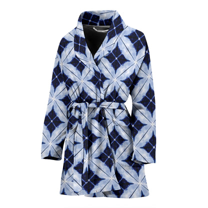 Tie Dye Print Design LKS308 Women Bathrobe