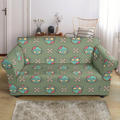 Zombie Print Design LKS301 Loveseat Couch Slipcover