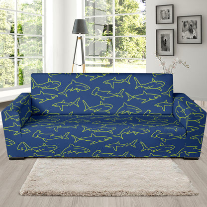 Shark Print Design LKS301 Sofa Slipcover
