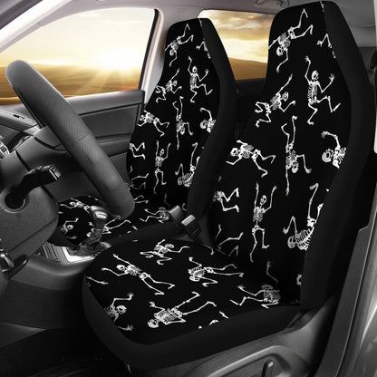 Skeleton Print Design LKS305 Car Seat Covers