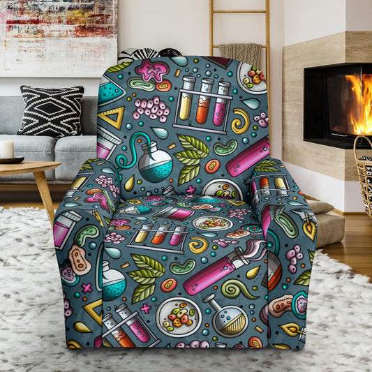 Science Print Design LKS304 Recliner Slipcover with Pocket