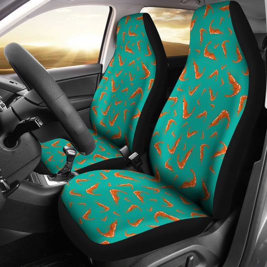 Shrimp Print Design LKS301 Car Seat Covers