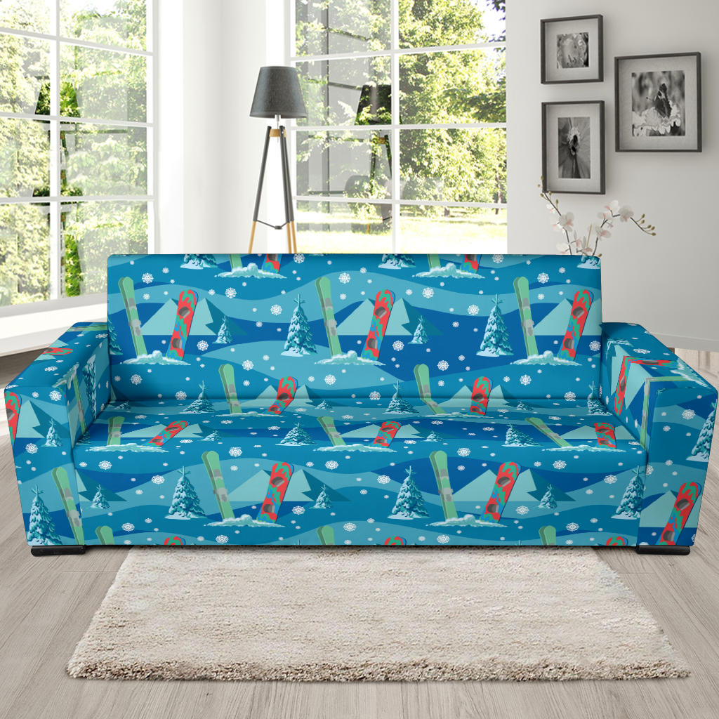 Snowboard Print Design LKS301 Sofa Slipcover