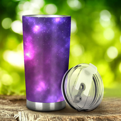 Celestial Purple Blue Galaxy Tumbler