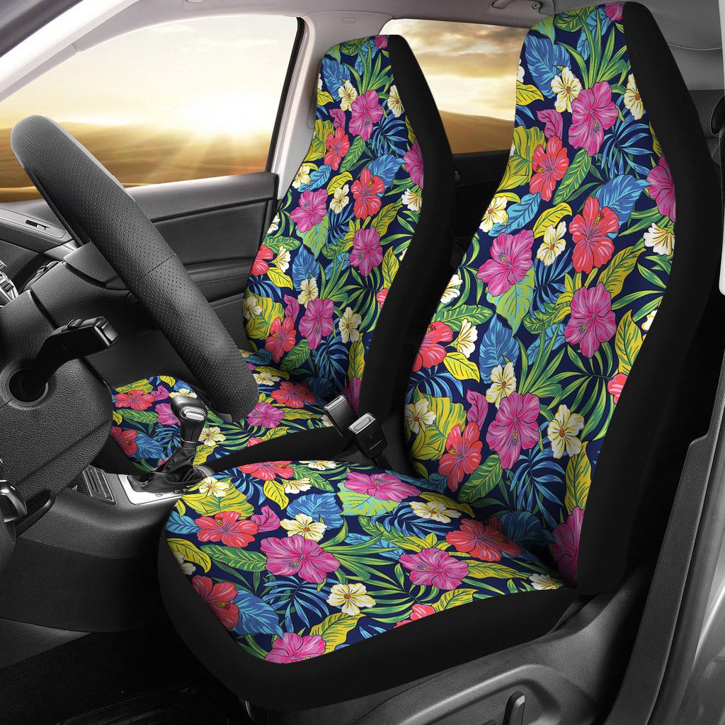 Hibiscus Print Design LKS3010 Car Seat Covers