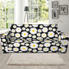 Daisy Pattern Print Design 01 Sofa Slipcover