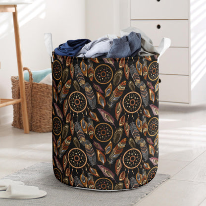 Dream catcher embroidered style Laundry Basket