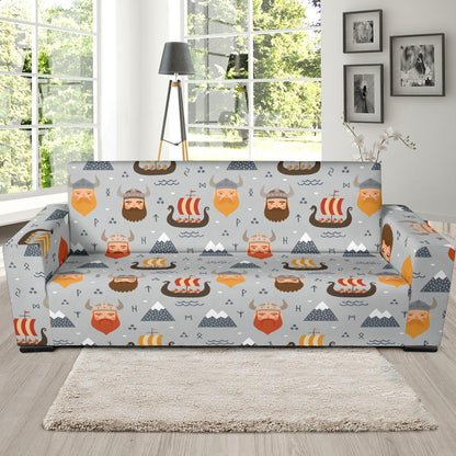 Vikings Print Design LKS307 Sofa Slipcover