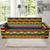 African Pattern Print Design 03 Sofa Slipcover