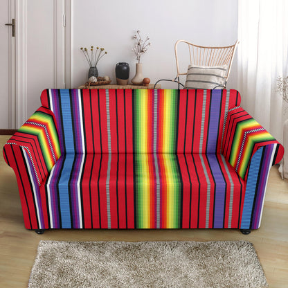 Serape Print Design LKS305 Loveseat Couch Slipcover