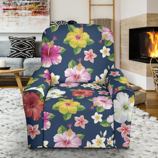 Hibiscus Sweet Print Design LKS304 Recliner Slipcover with Pocket