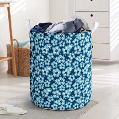 Hibiscus Flower Hawaiian Themed Laundry Basket