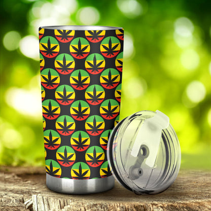 Rasta Reggae Color Design Tumbler