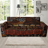 African Pattern Print Design 07 Sofa Slipcover