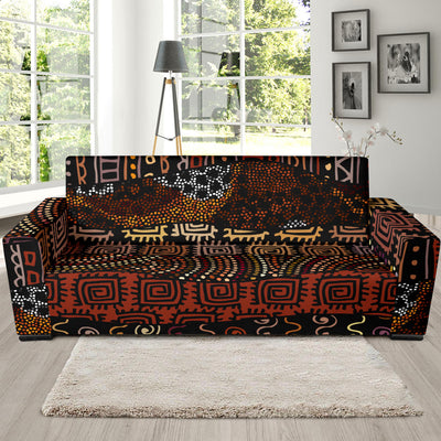 African Pattern Print Design 07 Sofa Slipcover