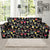 Cocktail Pattern Print Design 01 Sofa Slipcover