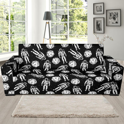 Astronaut Pattern Print Design 03 Sofa Slipcover