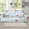 Bowling Pattern Print Design 09 Sofa Slipcover