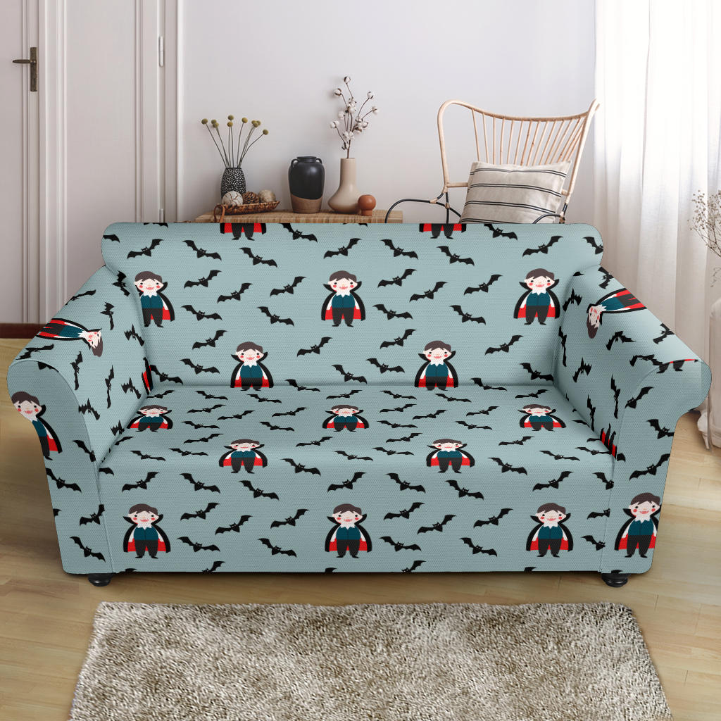 Vampire Print Design LKS304 Loveseat Couch Slipcover