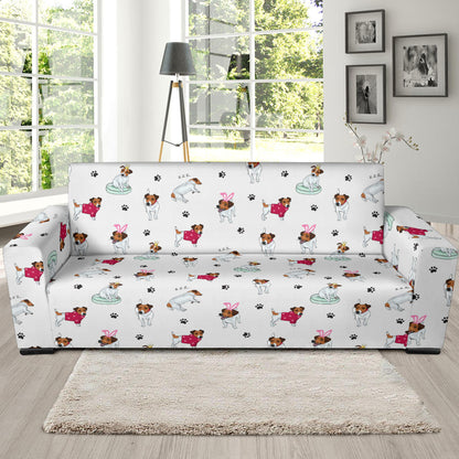 Russell Terriers Print Design LKS308 Sofa Slipcover