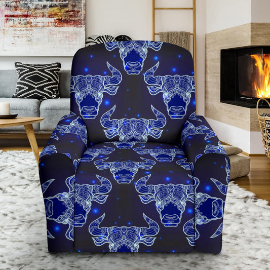 Taurus Print Design LKS302 Recliner Slipcover with Pocket
