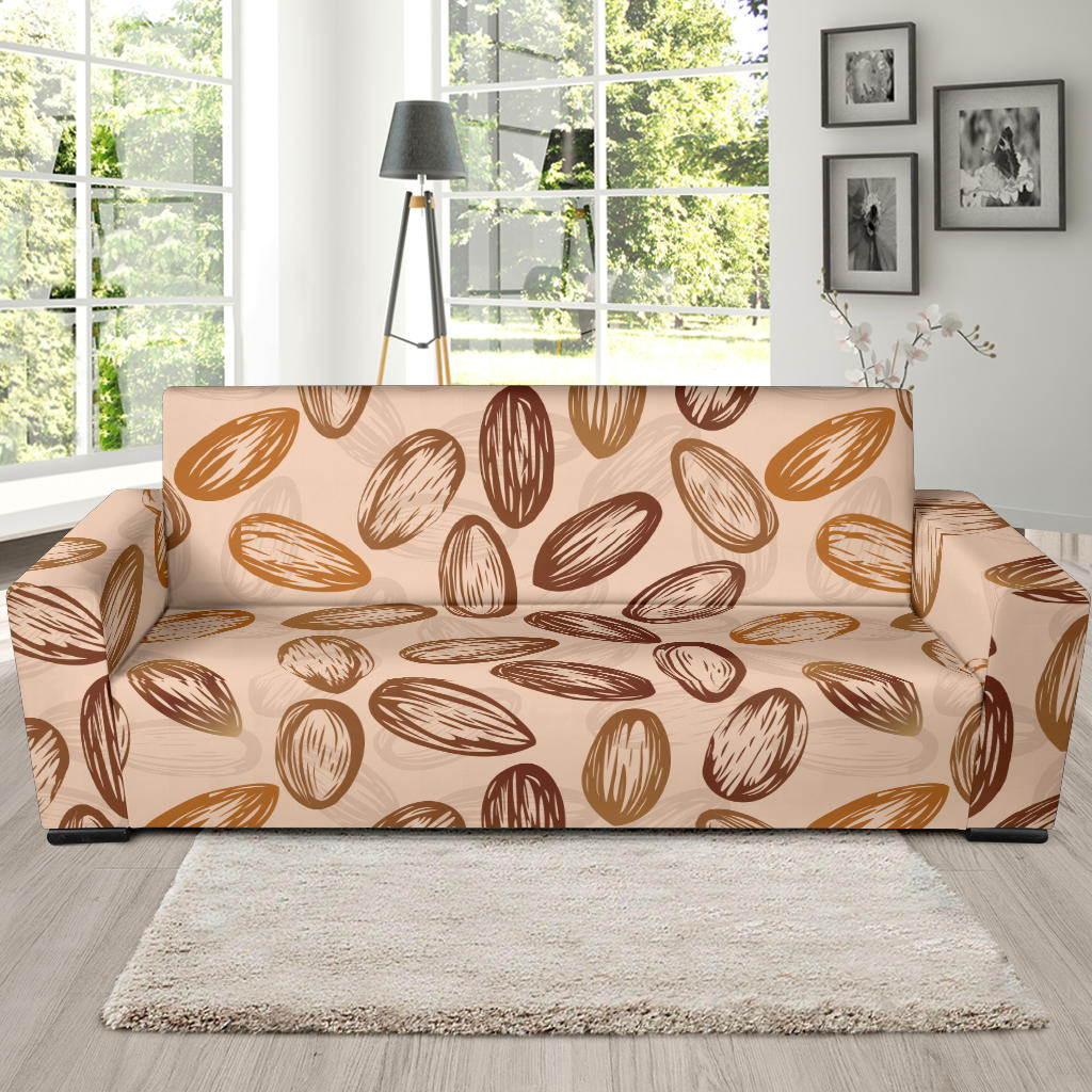 Almond Pattern Print Design 02 Sofa Slipcover