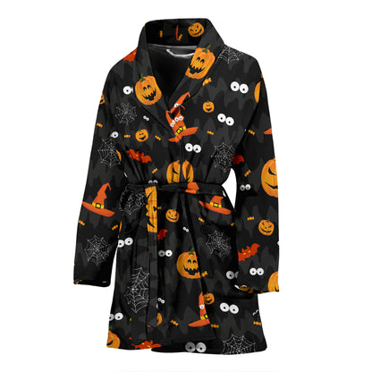 Halloween Print Design LKS405 Women Bathrobe