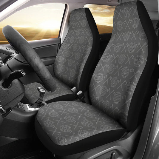 Vikings Print Design LKS303 Car Seat Covers
