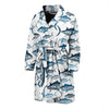 Tuna Fish Print Design LKS303 Men Bathrobe