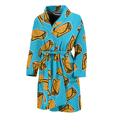 Burrito Print Design LKS301 Men Bathrobe