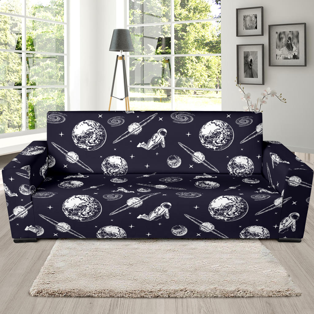 Space Astronaut Print Design LKS302 Sofa Slipcover