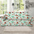 Camper Tent Pattern Print Design 01 Sofa Slipcover