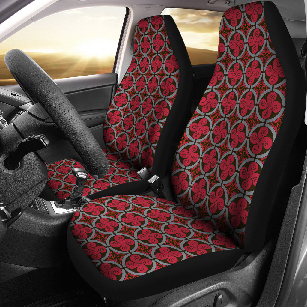 Vikings Print Design LKS301 Car Seat Covers