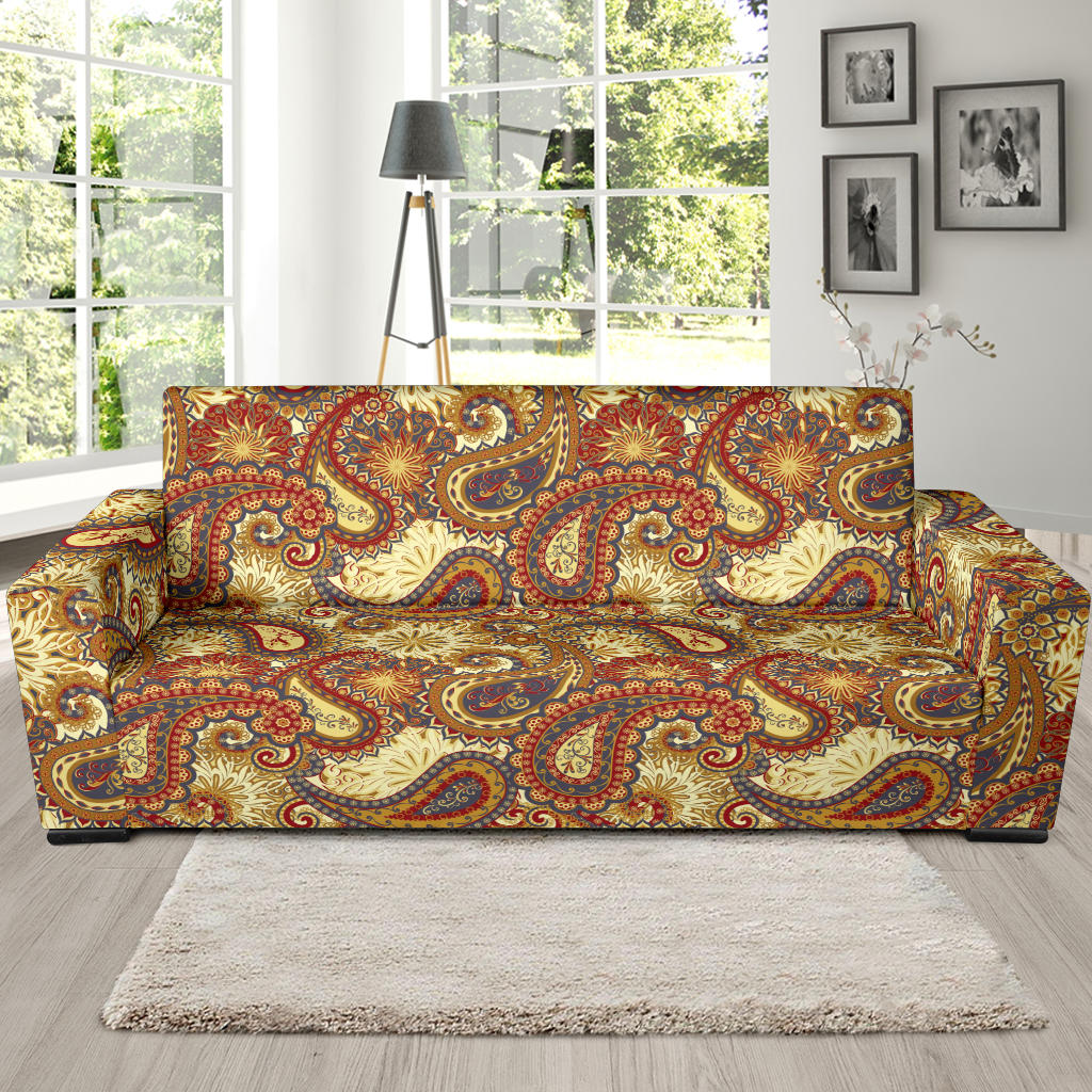 Boho Pattern Print Design 08 Sofa Slipcover