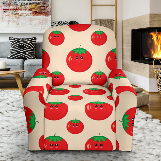 Tomato Print Design LKS308 Recliner Slipcover with Pocket