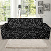 Chemical Pattern Print Design 02 Sofa Slipcover