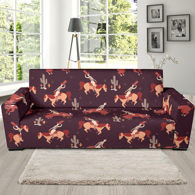 Rodeo Pattern Print Design A01 Sofa Slipcover