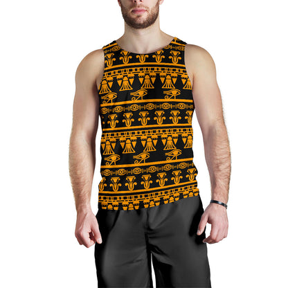 Eye of Horus Tribal Egypt Pattern Men Tank Top
