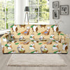 Guinea Pig Pattern Print Design 03 Sofa Slipcover