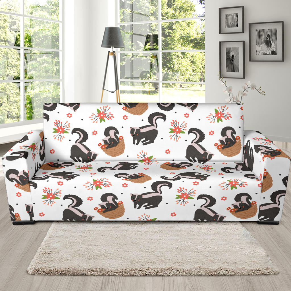 Skunk Print Design LKS304 Sofa Slipcover