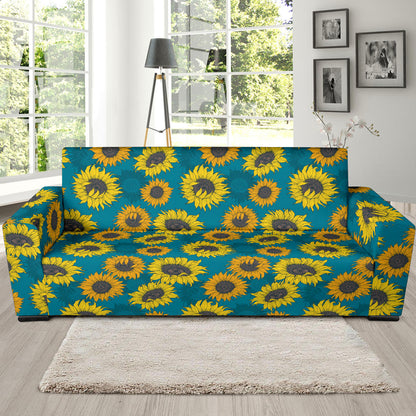 Sunflower Print Design LKS301 Sofa Slipcover