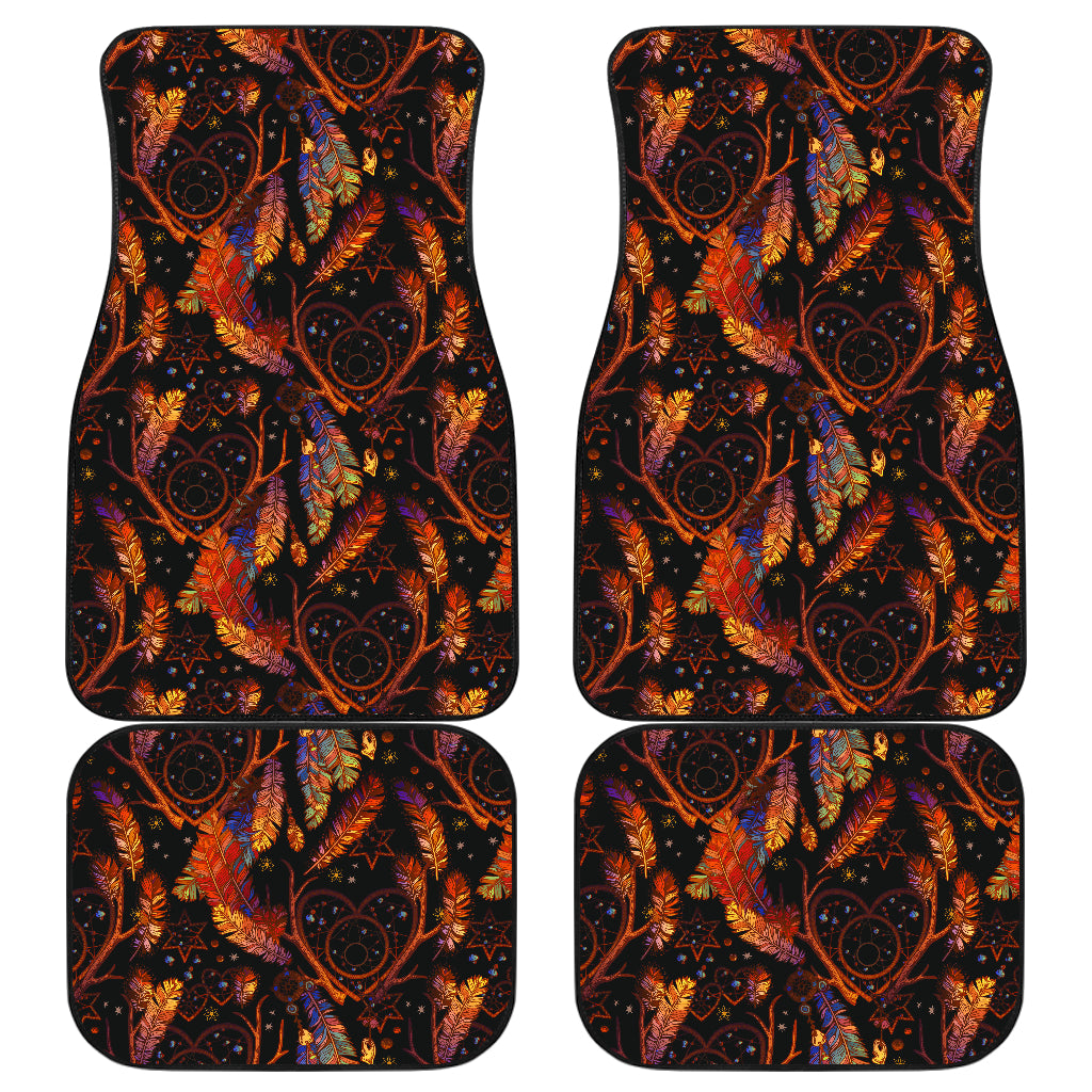 Dream Catcher Native American Design Car Floor Mats Front Back