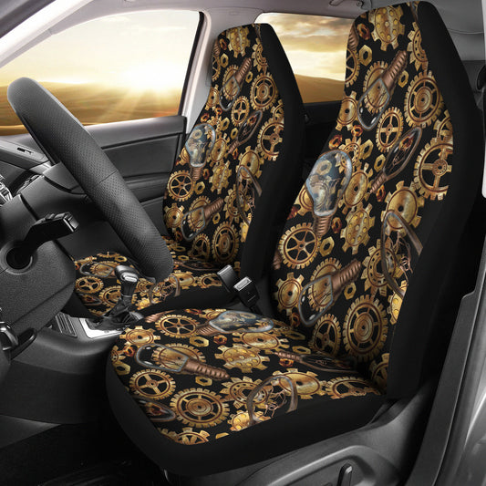 Steampunk Lightbulb Print Design LKS304 Car Seat Covers
