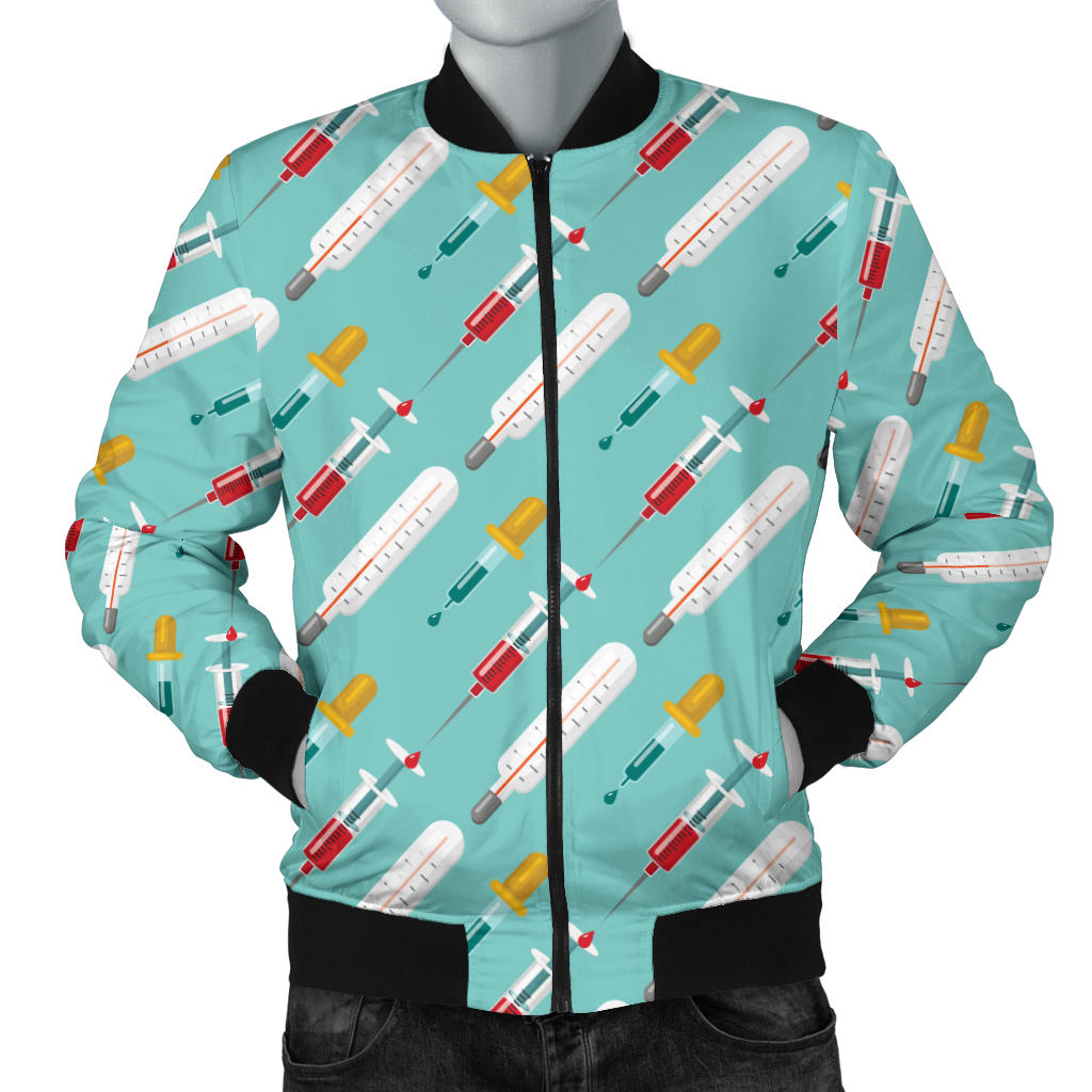 Phlebotomist Medical Print Men Bomber Jacket