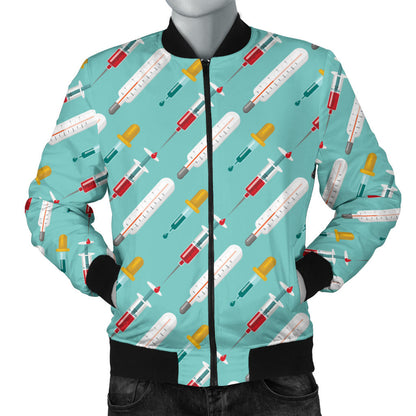 Phlebotomist Medical Print Men Bomber Jacket