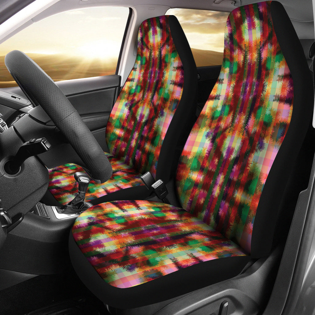 Tie Dye Print Design LKS301 Car Seat Covers