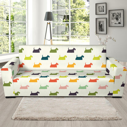 Scottish Terriers Print Design LKS305 Sofa Slipcover
